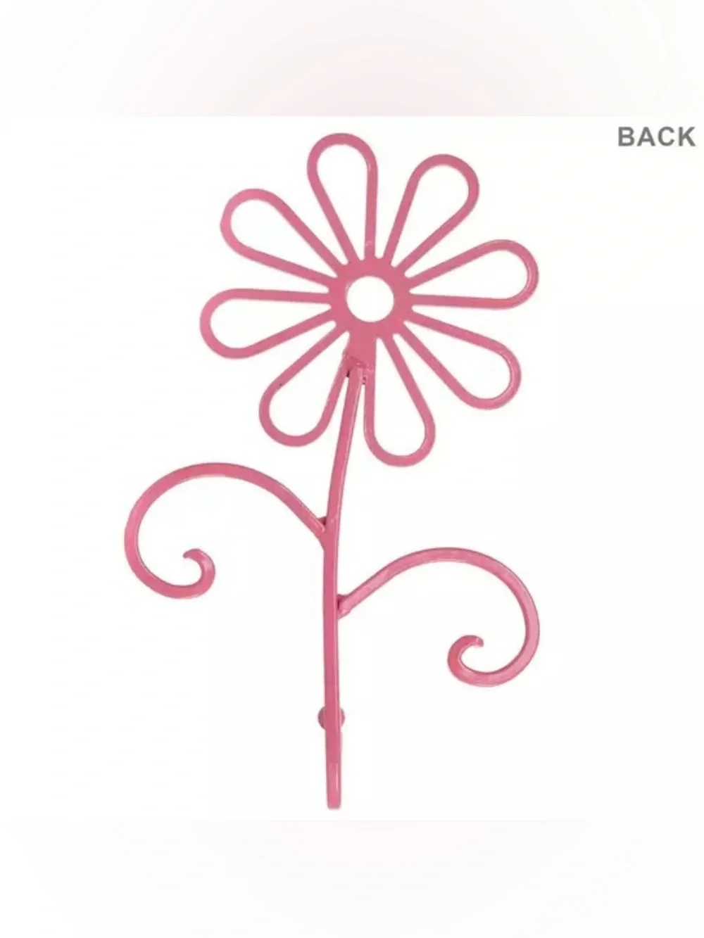 (2) Flower Metal Wall Hook